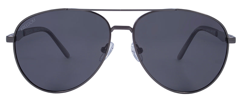 Matte Gunmetal + Black Temple Tips / Smoke
