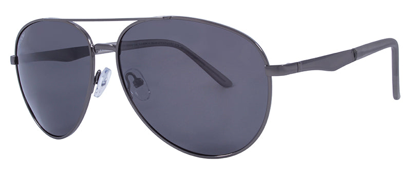 Matte Gunmetal + Black Temple Tips / Smoke
