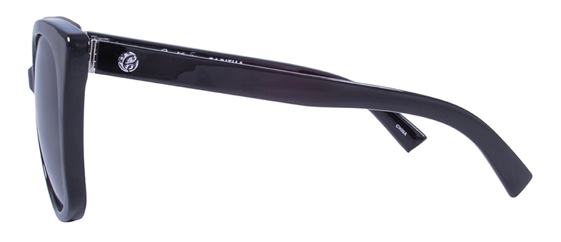 Gloss Black + Silver Metal / Smoke