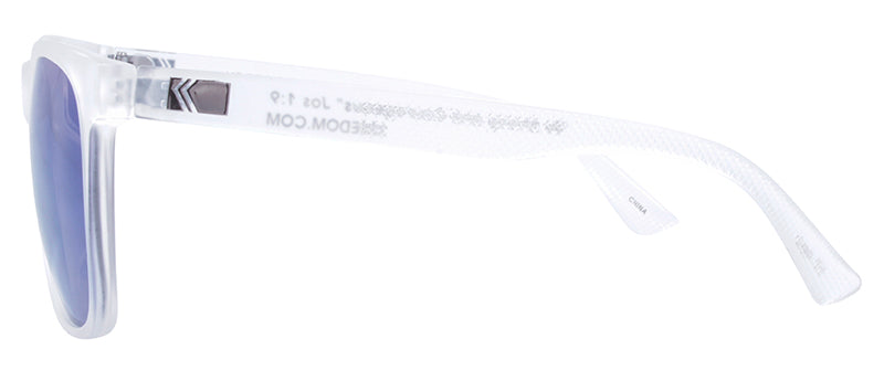 Matte Crystal Clear / Smoke + Ice Blue Mirror
