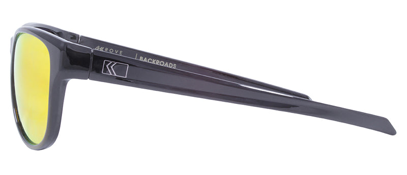 Gloss Black / Brown + Red Mirror
