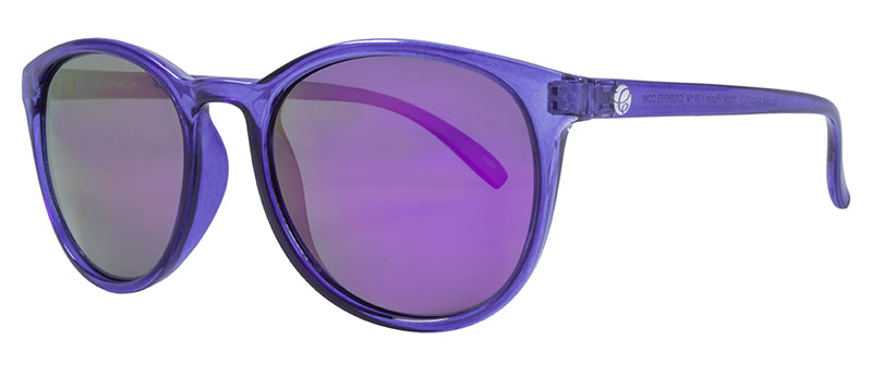 Gloss Crystal Dark Purple / Smoke + Purple Mirror

