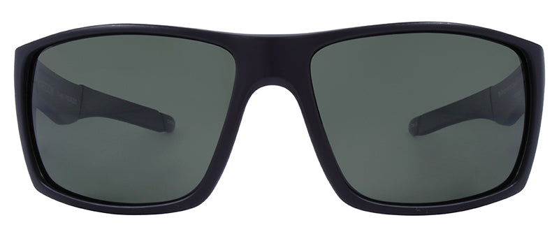 Matte Black + Black Rubber / Green