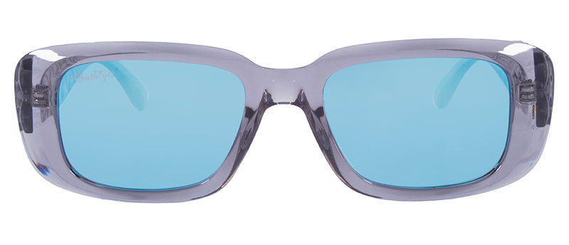 Gloss Crystal Grey / Smoke + Ice Blue Mirror
