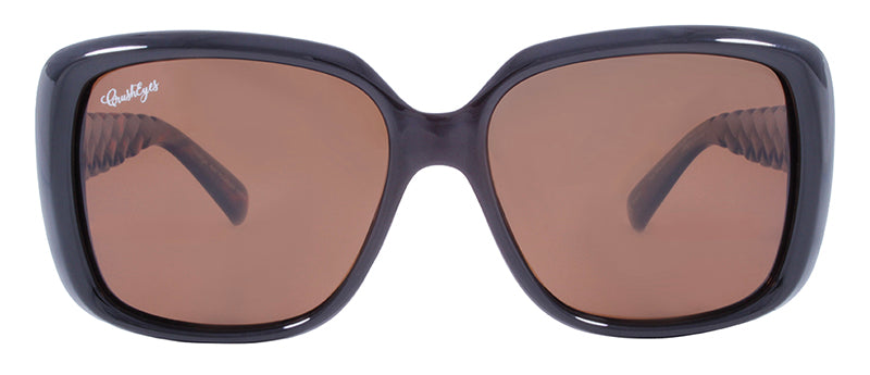 Gloss Black + Demi Temples / Brown