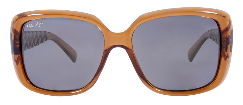 Gloss Crystal Mocha / Smoke + Gold Flash Mirror
