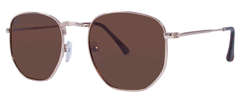 Gloss Gold + Demi Temple Tips / Brown