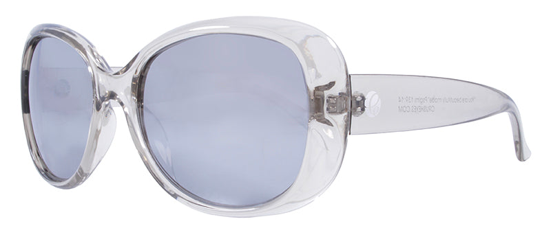 Gloss Crystal Warm Grey / Smoke + Silver Flash Mirror
