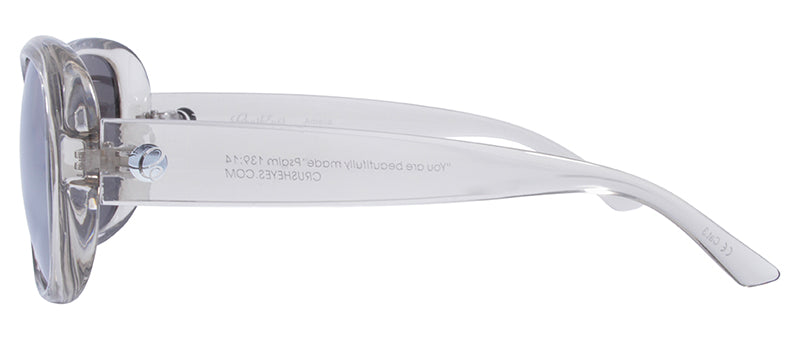 Gloss Crystal Warm Grey / Smoke + Silver Flash Mirror
