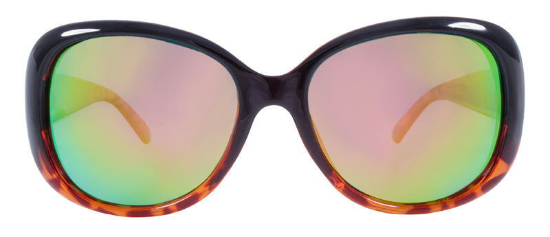 Gloss Black Fade to Demi / Smoke + Rose Gold Mirror