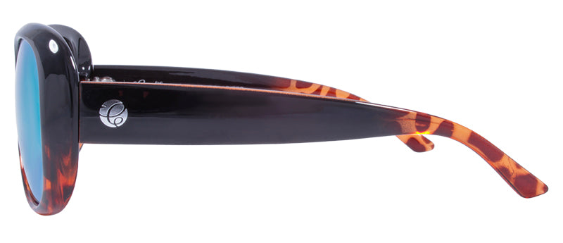 Gloss Black Fade to Demi / Smoke + Rose Gold Mirror