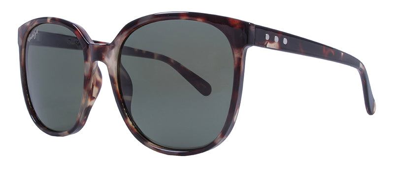 Gloss Milky Demi + Silver Metal / Green