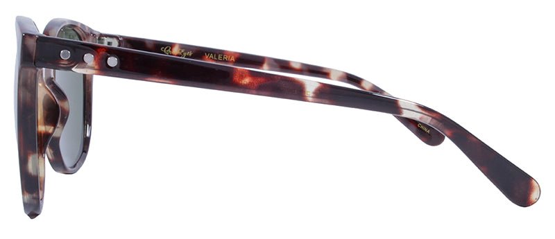 Gloss Milky Demi + Silver Metal / Green