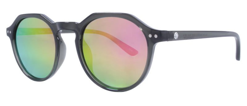 Gloss Crystal Grey / Smoke + Purple Pink Mirror
