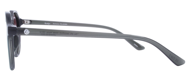 Gloss Crystal Grey / Smoke + Purple Pink Mirror
