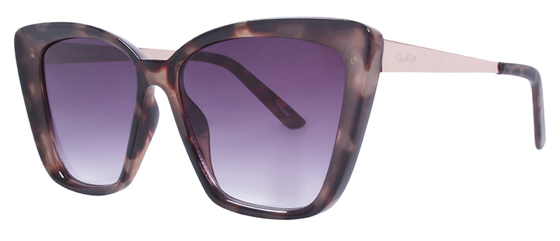 Gloss Demi + Rose Gold Temples / Smoke
