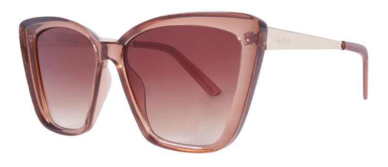 Gloss Crystal Mocha + Gold Temples / Gradient Brown