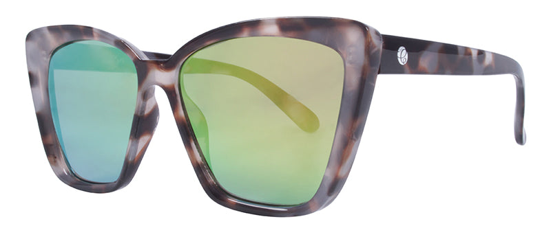 Gloss Milky Demi Pattern / Smoke + Rose Gold Mirror
