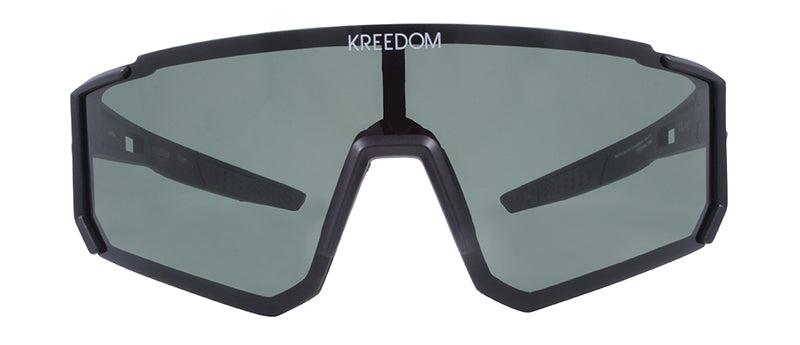 Matte Black + Black Rubber / Green