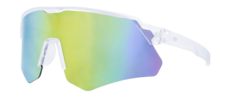 Matte Crystal Clear / Smoke + Orange Mirror
