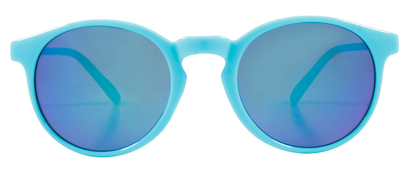 Gloss Turquoise / Smoke + Green Mirror