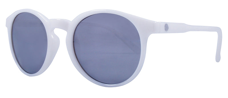 Gloss White / Smoke + Silver Mirror