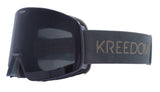Gloss Dark Green - Khaki Kreedom Logo Strap / Smoke