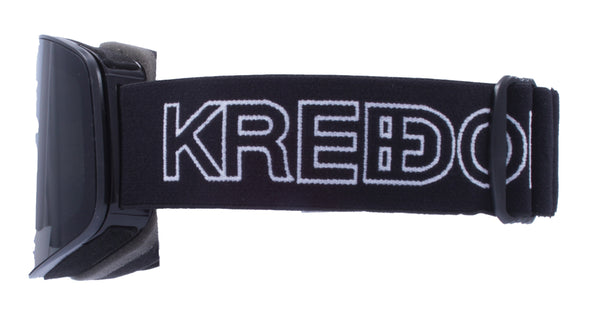 Gloss Black - Black Kreedom Logo Strap / Smoke