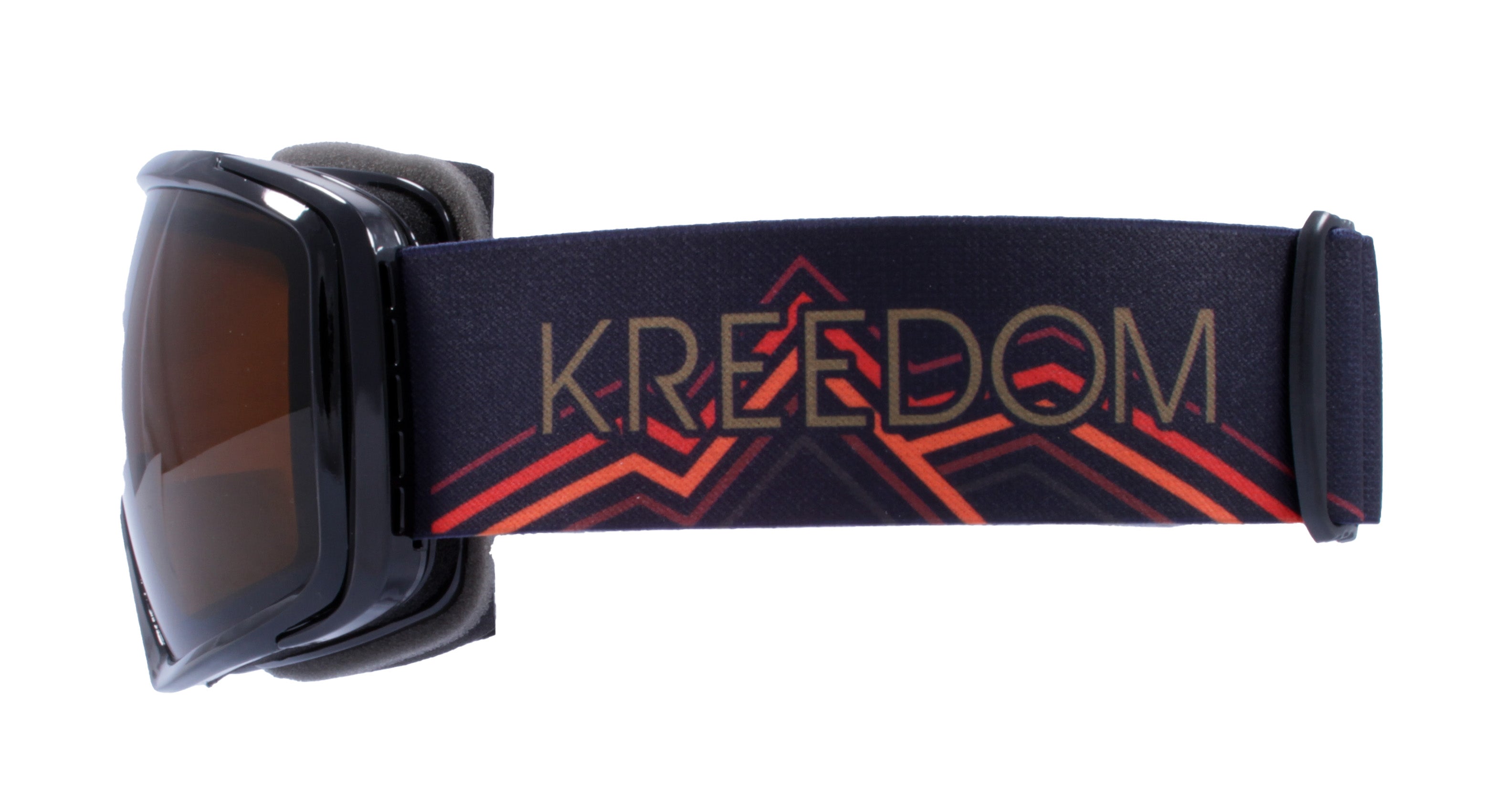 Gloss Black - Khaki Mountain Strap / Brown