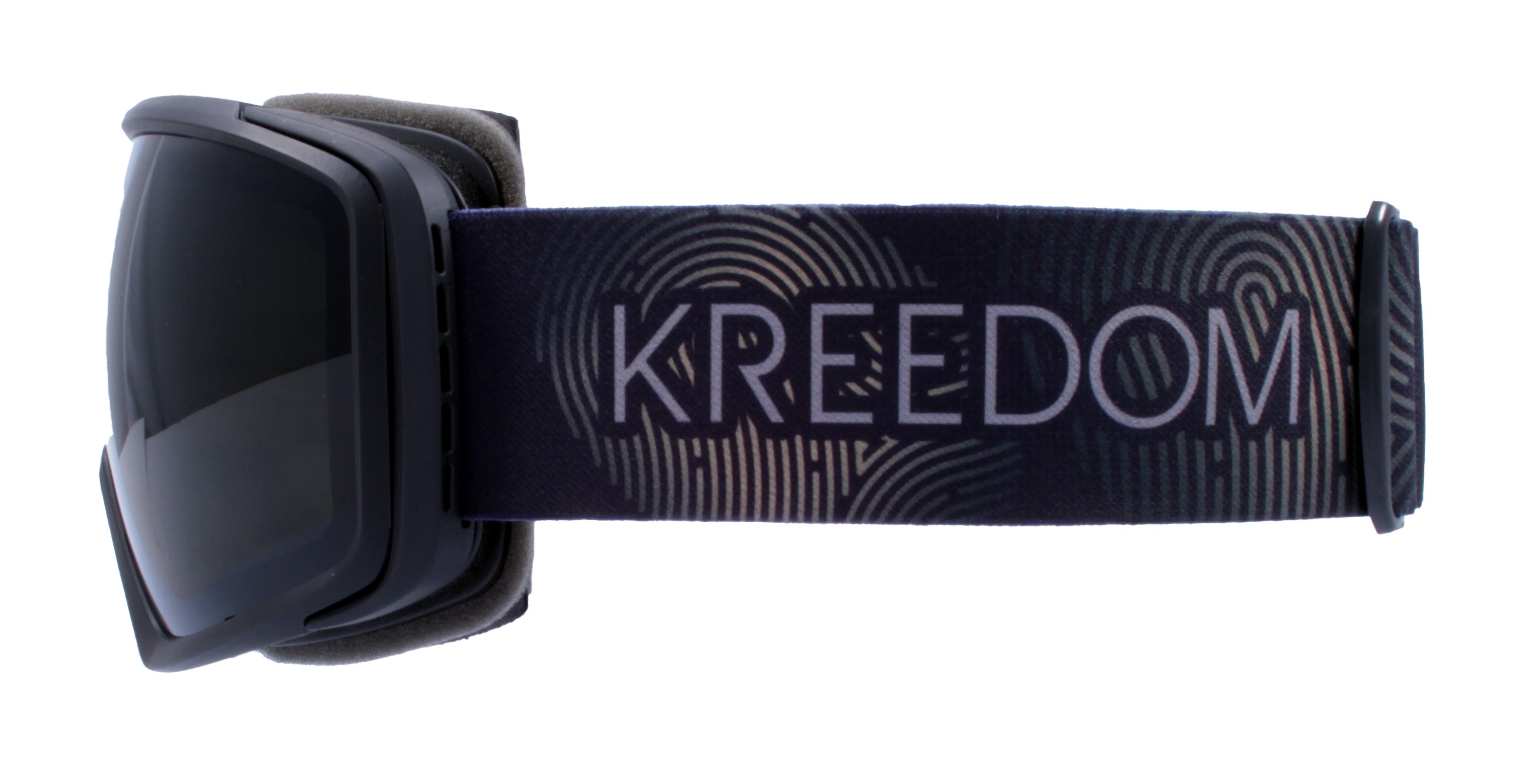 Matte Black - Fingerprint Strap / Smoke