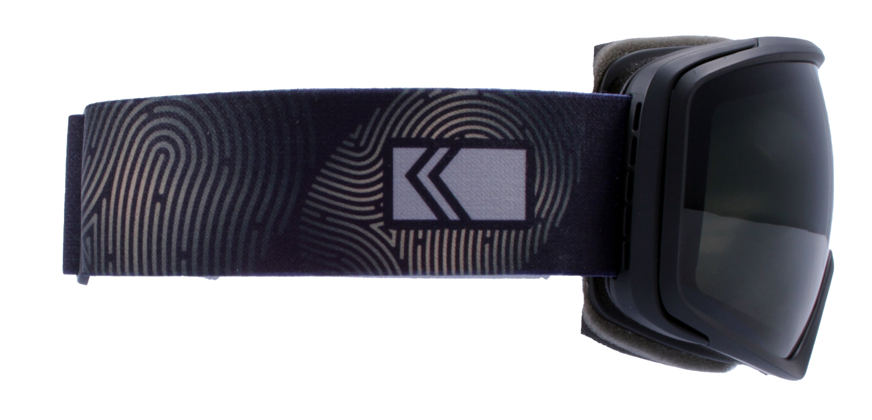 Matte Black - Fingerprint Strap / Smoke
