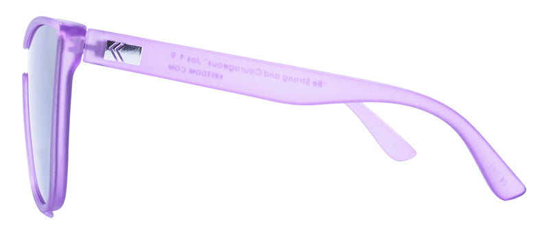 Matte Crystal Purple / Smoke + Violet Revo Mirror