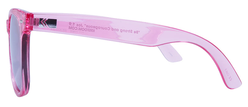 Gloss Crystal Pink / Smoke + Pink Revo Mirror