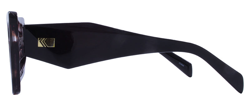 Gloss Black Front + Demi Inlay / Smoke