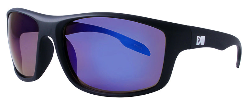 Matte Black / Smoke + Mid Blue Mirror