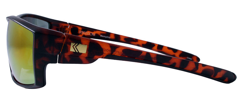 Matte Demi + Black Rubber / Smoke + Red Mirror