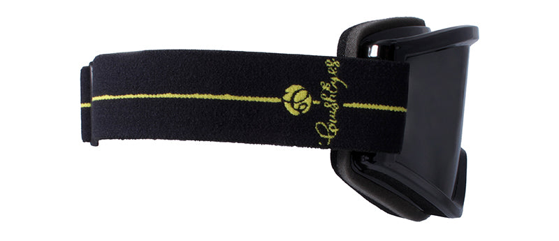 Gloss Black / Smoke - Strap: Black Single Gold Pinstripe