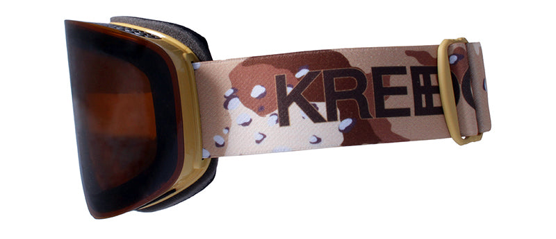 Gloss Khaki / Bronze - Strap: Brown Camo