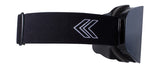 Gloss Black / Smoke + Silver Mirror - Strap: Blackout