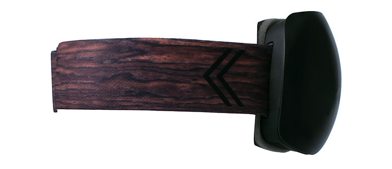 Matte Black / Smoke - Strap: Wood Grain