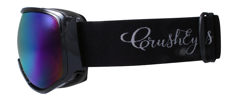 Gloss Black / Brown + Gold Mirror - Strap: Black Out