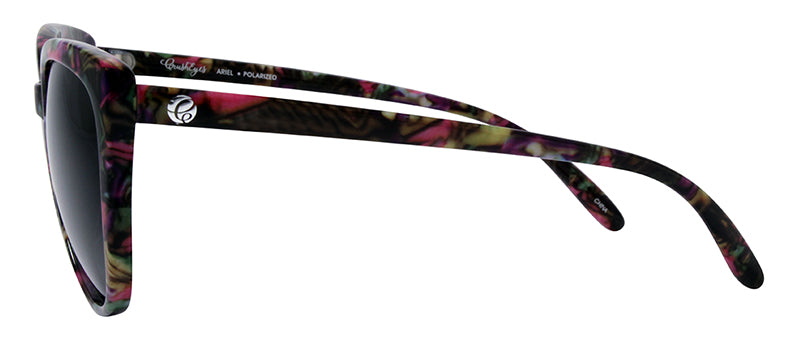 Gloss Flower Print / Smoke