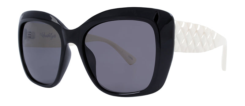 Gloss Black / Gloss Ivory Temple / Smoke
