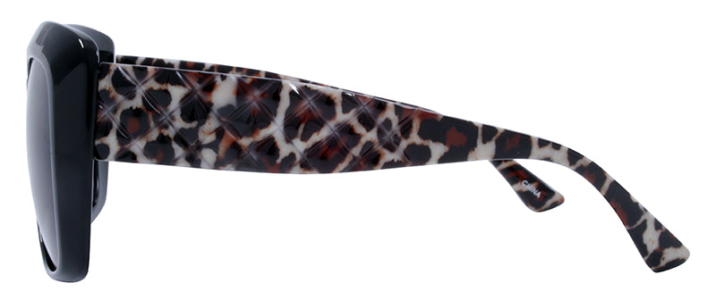 Gloss Black / Gloss Leopard Print / Smoke
