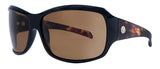 Gloss Black + Honey Demi Temples / Brown