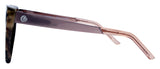 Gloss Nature Print / Brushed Bronze Temple + Gloss Trans. Brown Tip / Brown