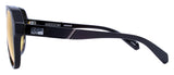 Gloss Black / Gunmetal Temple / Yellow