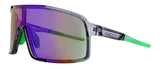 Crystal Cool Grey + Green Rubber / Smoke + Blue Green Mirror