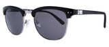 Gloss Black / Silver Metal Frame / Gloss Black Temple / Smoke