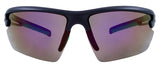 Matte Black + Green Rubber / Smoke + Purple Green Mirror